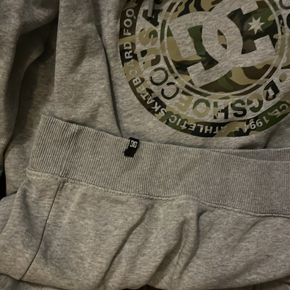 DC shoes hoodie - grey with camo branding - Picture 9 of 10